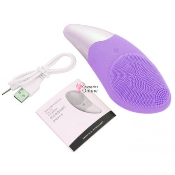 Aparat pentru masaj facial si curatare ten Sonic Facial Brush 360 - Purple